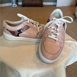 Cole Haan Pink Sleek Sneakers with White Sole